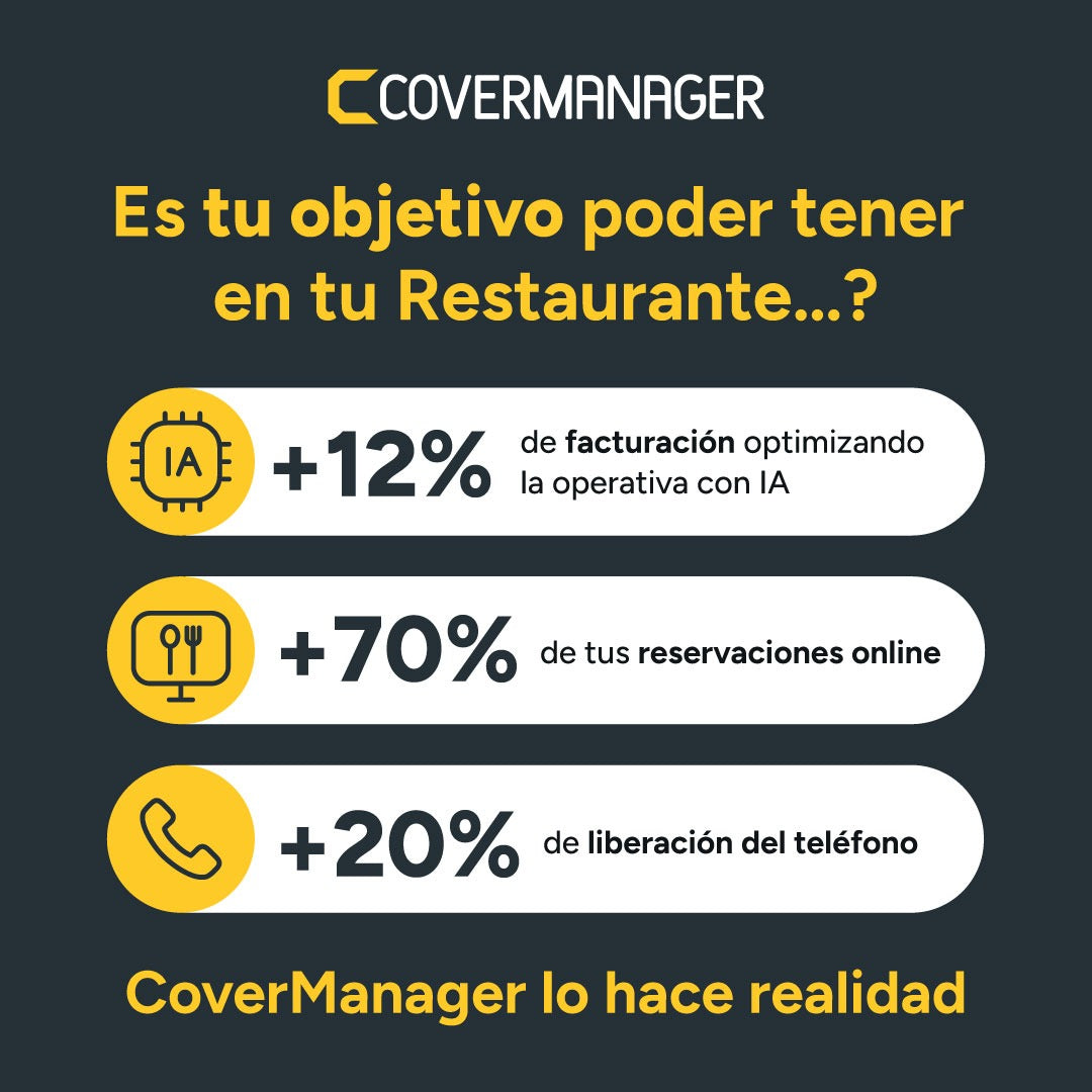 Gestión y optimización de Plataforma CoverManager (Restaurantes)