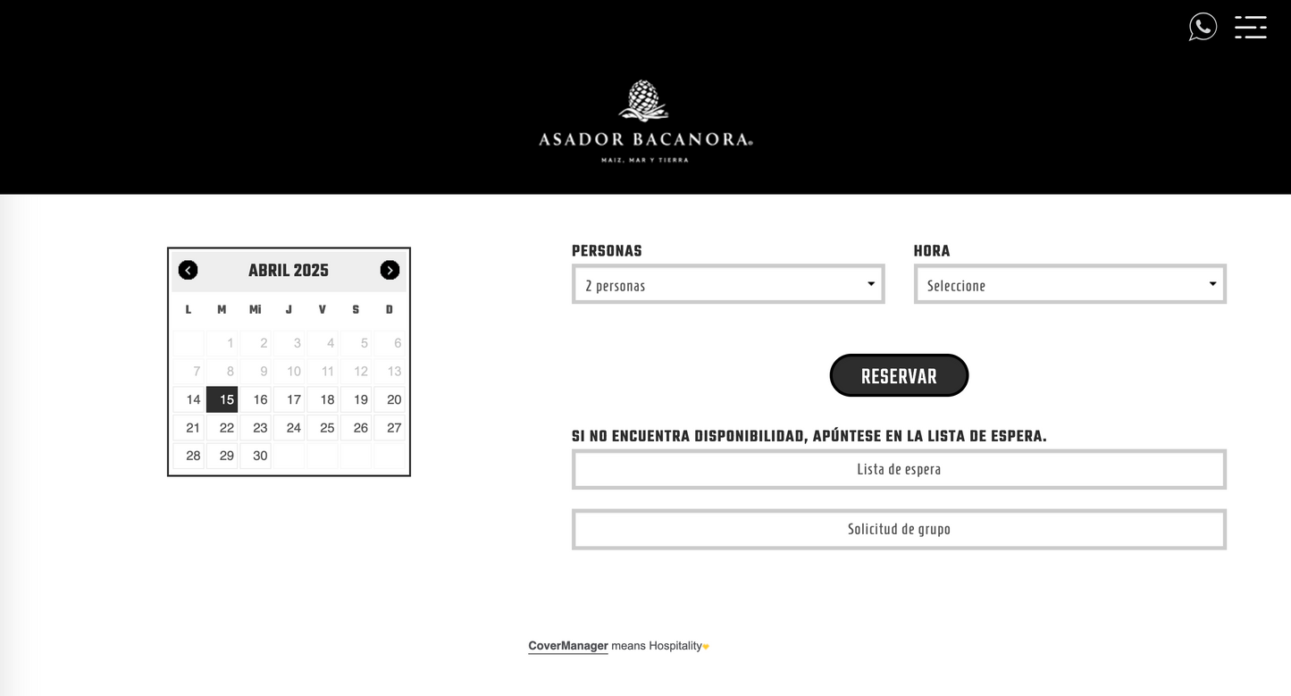 Sitio Web Profesional para Restaurantes