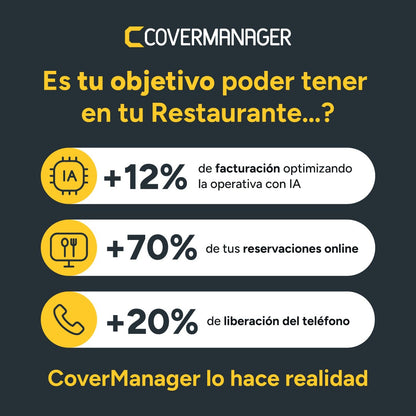 Gestión y optimización de Plataforma CoverManager (Restaurantes)